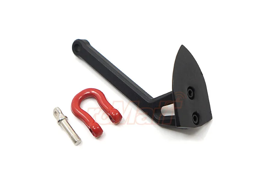 Yeah Racing Steel Winch Heavy Anchor and D-Ring - Black/Red image 108864