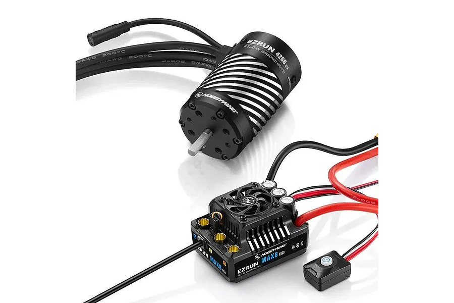 Hobbywing EZrun Max8 160A G2S ESC and EZrun 4268SD 2500Kv Sensored Brushless Motor Combo image 109203