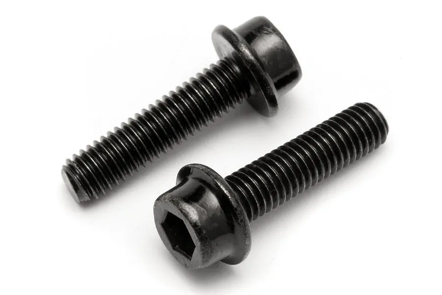 HPI 5x20mm Fine Thread Flanged Cap Head Screws 2Pcs image 10954