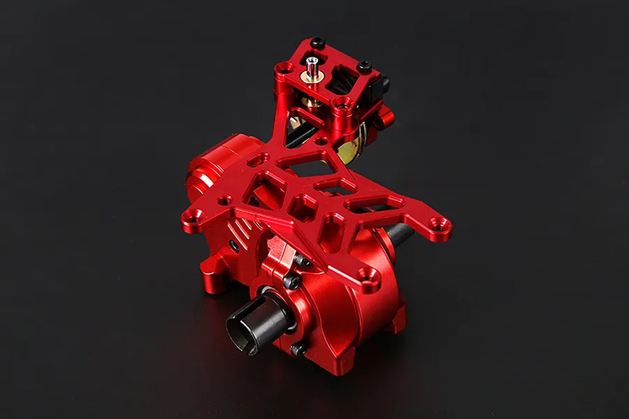 Rovan 1/5 Baja Red Aluminium Gear Differential Transmission Assembly image 109559