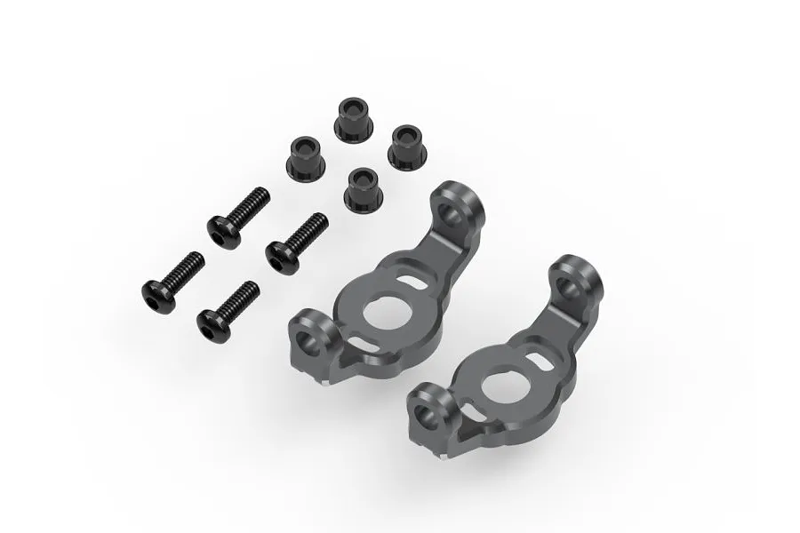 HPI Aluminium Hub Carriers (C-Hub) Set - Gunmetal image 109836