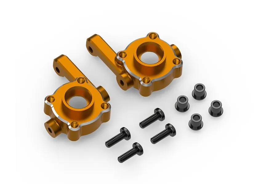 HPI Aluminium Steering Hub Set - Orange image 109837
