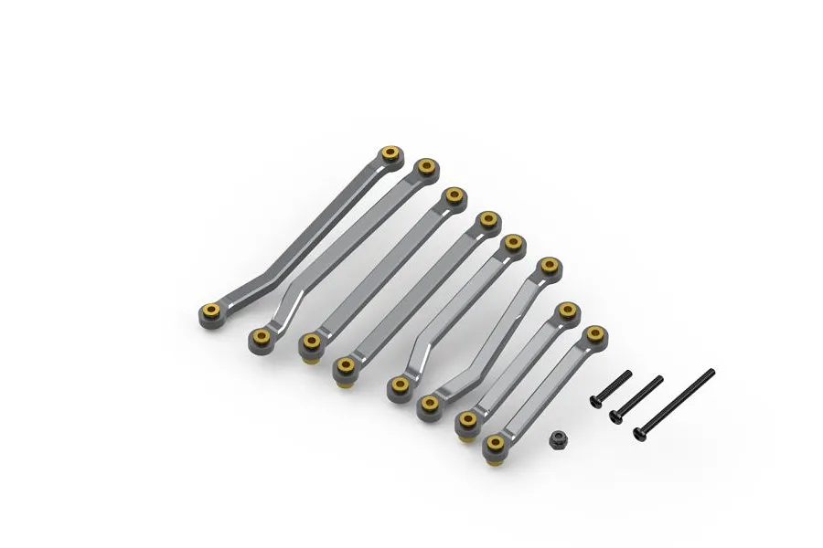 HPI Aluminium Suspension Link Set - Gunmetal image 109838