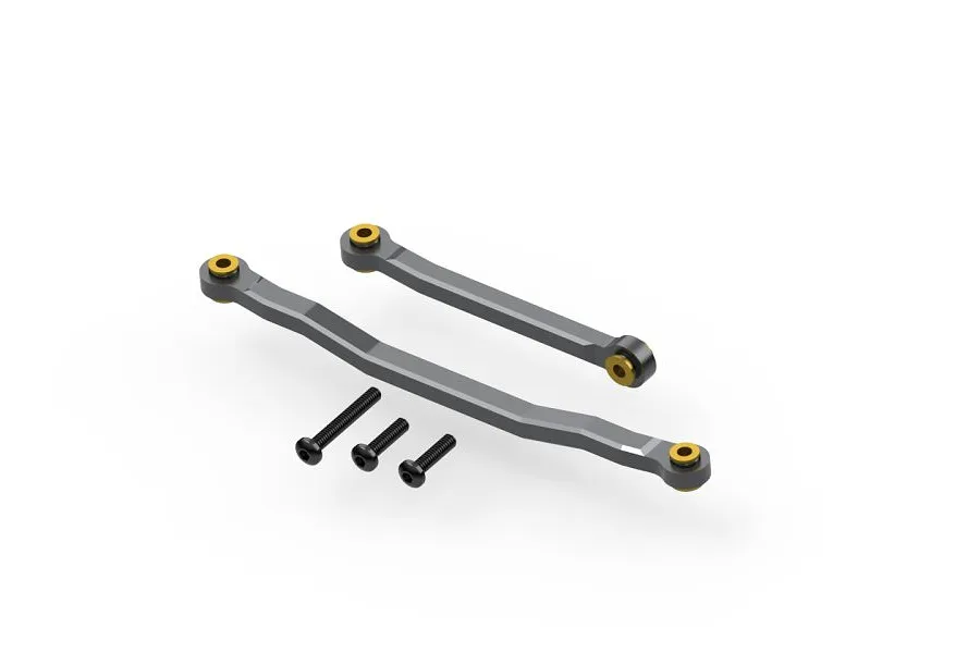 HPI Aluminium Steering Link Set - Gunmetal image 109848