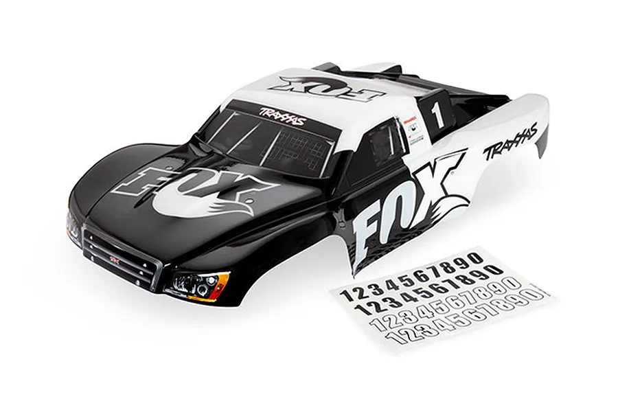 Traxxas 1/10 Slash 4x4 Clipless Painted Body Shell - Fox Racing image 109889
