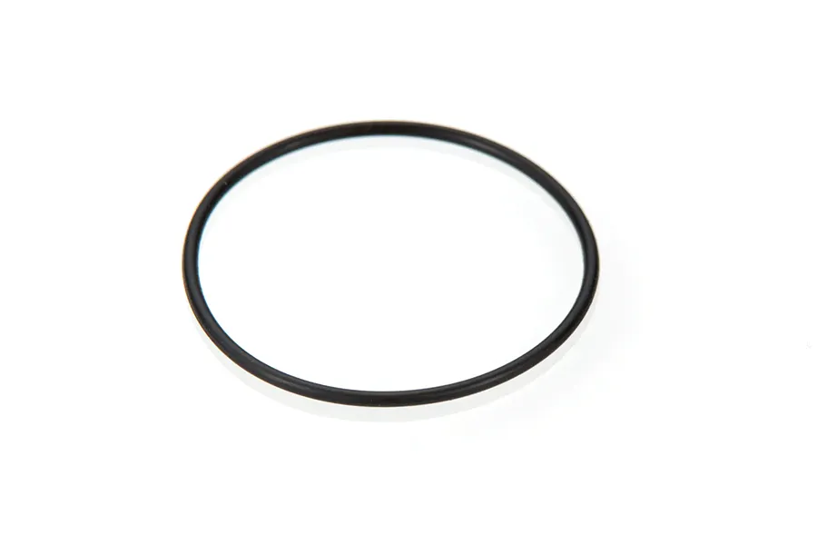 A single black rubber O-ring gasket for UDI RC boats, isolated on a white background.