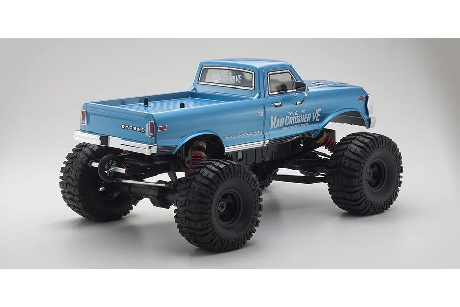 Kyosho Mad Crusher VE RC Monster Truck Electric Brushless 4WD 1/8 Scale RTR - Blue image 110148