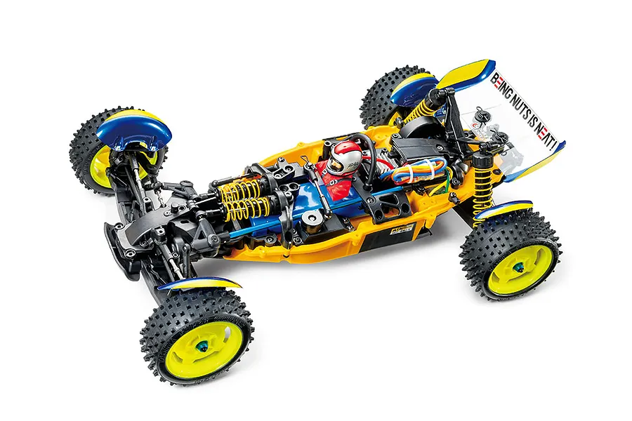 Tamiya Super Avante RC Buggy Electric 4WD 1/10 Scale Kit - Yellow/Blue image 110181