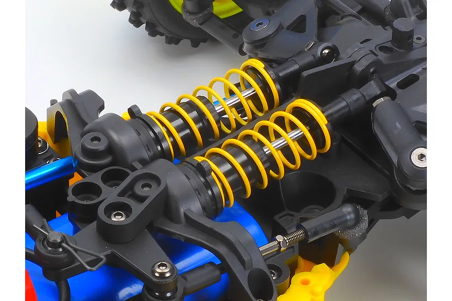 Tamiya Super Avante RC Buggy Electric 4WD 1/10 Scale Kit - Yellow/Blue image 110182