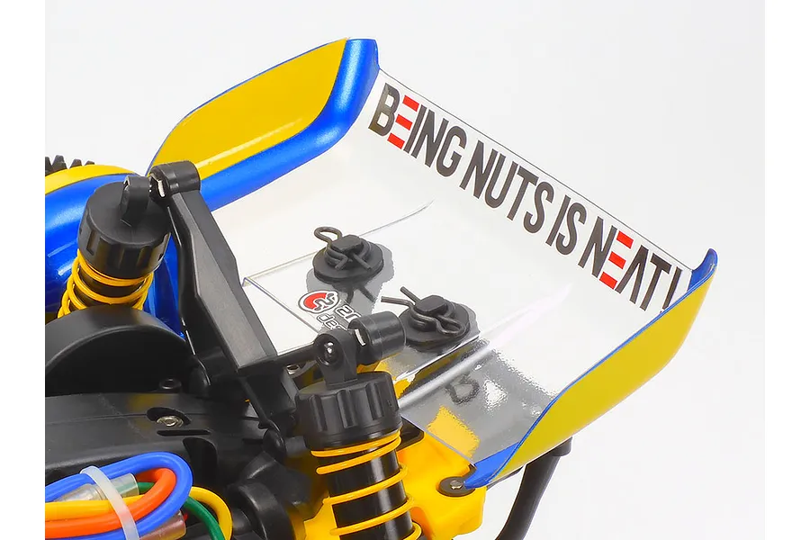 Tamiya Super Avante RC Buggy Electric 4WD 1/10 Scale Kit - Yellow/Blue image 110184
