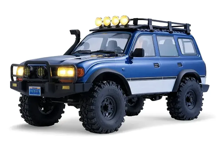 FMS Toyota Land Cruiser 80 Pro RC Rock Crawler Electric Brushless 4WD 1/10 Scale RTR - Blue image 110312