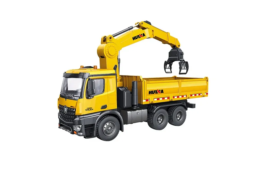 Huina Timber Truck with Grabber RC Construction Vehicle 4WD 1/14 Scale RTR image 110360