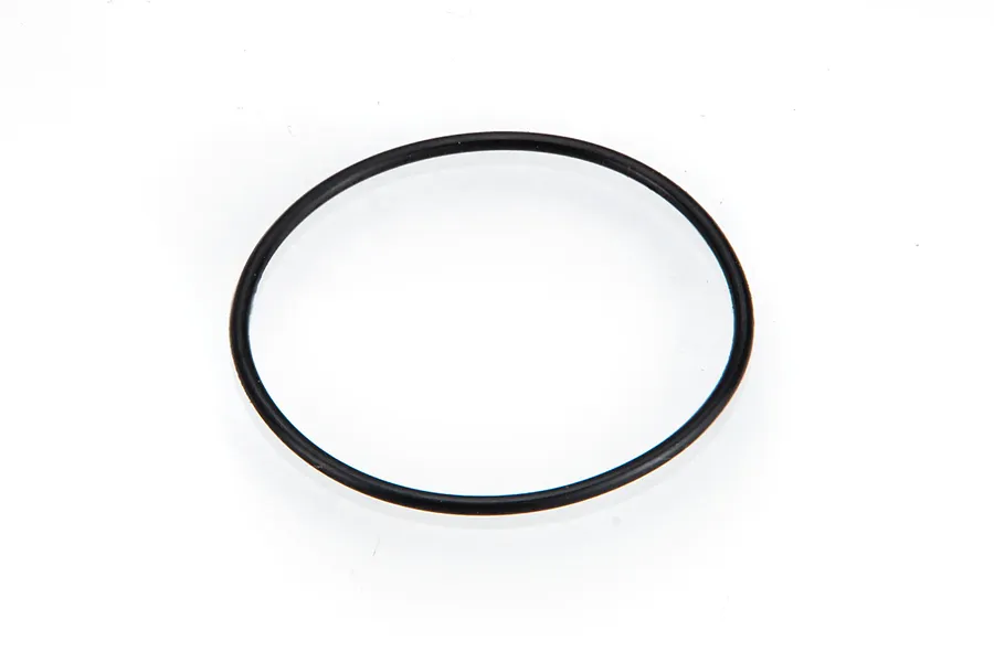 A single black rubber O-ring gasket for an RC boat, shown against a plain white background.