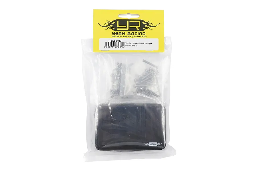 Yeah Racing Titanium Screw Set with Storage Box image 110739