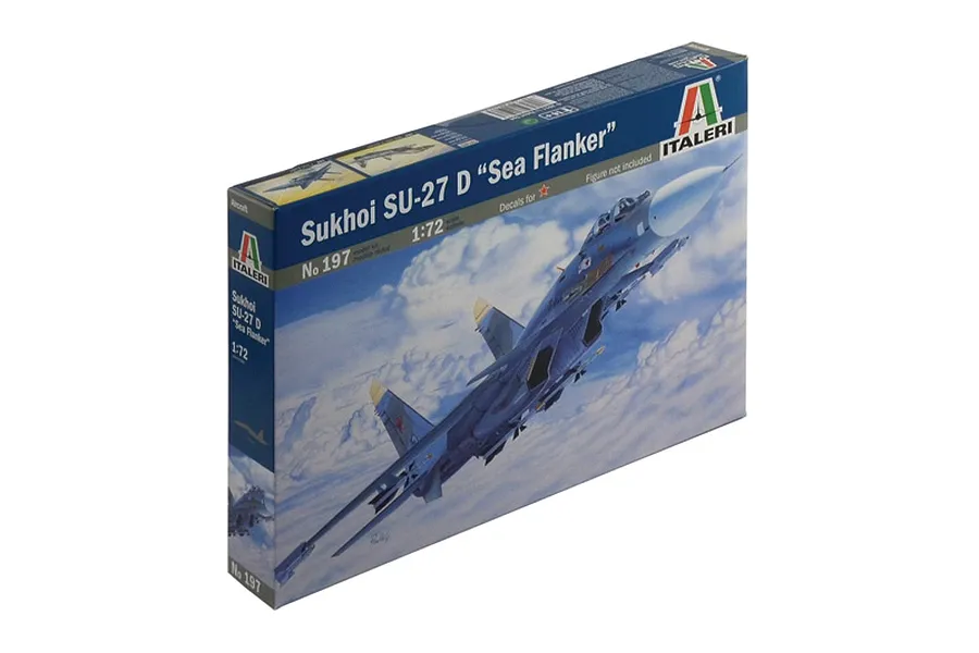 Italeri 1/72 Su-33 Sea Flanker Fighter Scaled Plastic Model Kit image 2