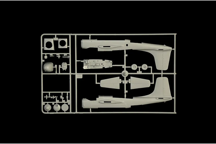 Italeri 1/72 A-26B Invader Bomber Scaled Plastic Model Kit image 110779