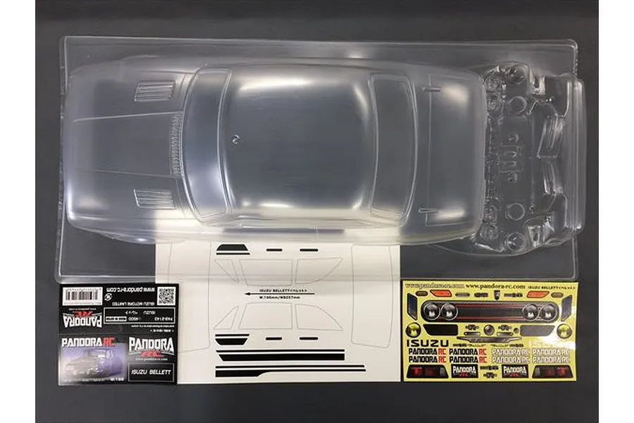 Pandora RC 1/10 Isuzu Bellett Unpainted Body Shell image 11082