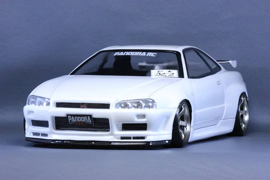 Pandora RC 1/10 Nissan Skyline R34 GT-R V-Spec II Unpainted Body Shell image 11101