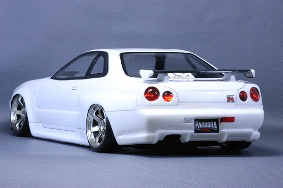 Pandora RC 1/10 Nissan Skyline R34 GT-R V-Spec II Unpainted Body Shell image 11104