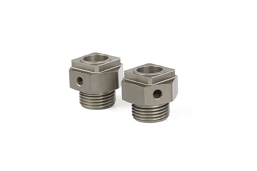 Rovan Aluminium Wheel Hexes 2Pcs - Gunmetal image 111070