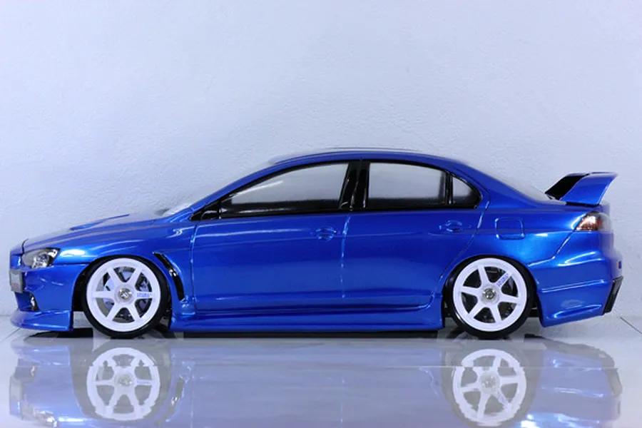 Pandora RC 1/10 Mitsubishi Lancer EvolutionX Unpainted Body Shell image 11120