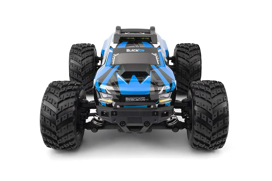 BlackZon Spryte MT RC Monster Truck Electric 4WD 1/20 Scale RTR - Blue image 111411