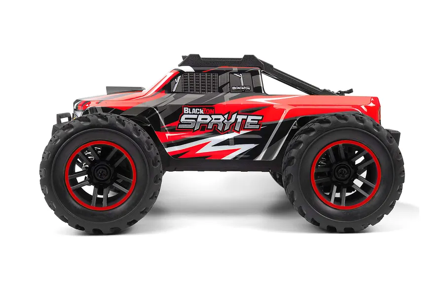 BlackZon Spryte MT RC Monster Truck Electric 4WD 1/20 Scale RTR - Red image 111415