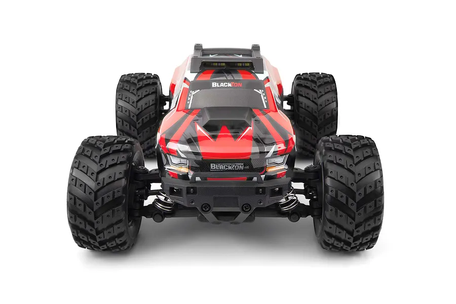 BlackZon Spryte MT RC Monster Truck Electric 4WD 1/20 Scale RTR - Red image 111416