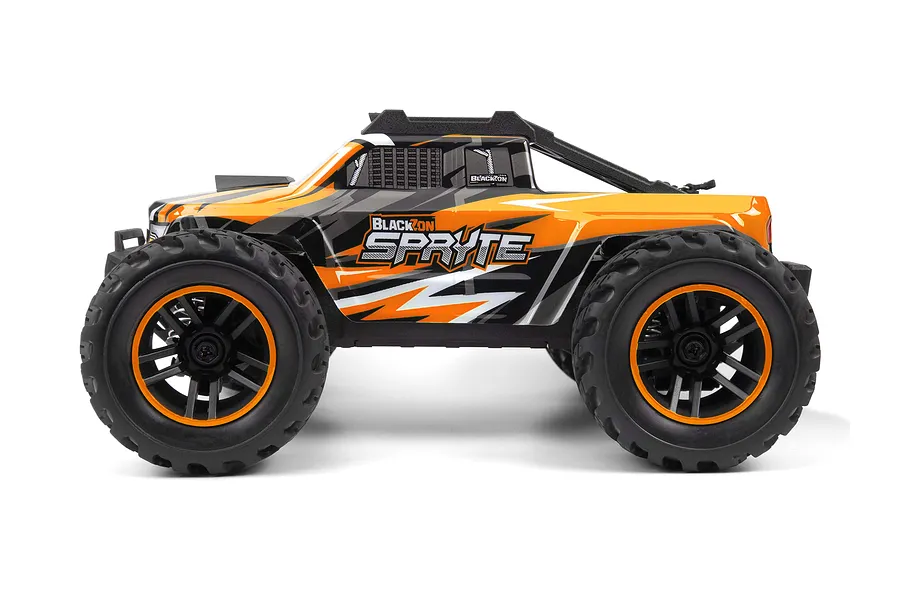 BlackZon Spryte MT RC Monster Truck Electric 4WD 1/20 Scale RTR - Orange image 111419