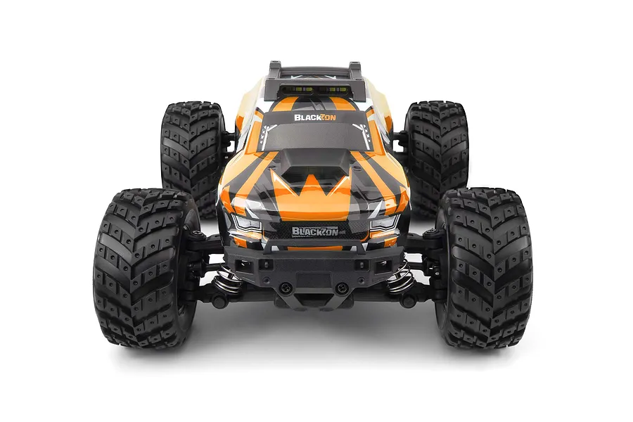 BlackZon Spryte MT RC Monster Truck Electric 4WD 1/20 Scale RTR - Orange image 111420