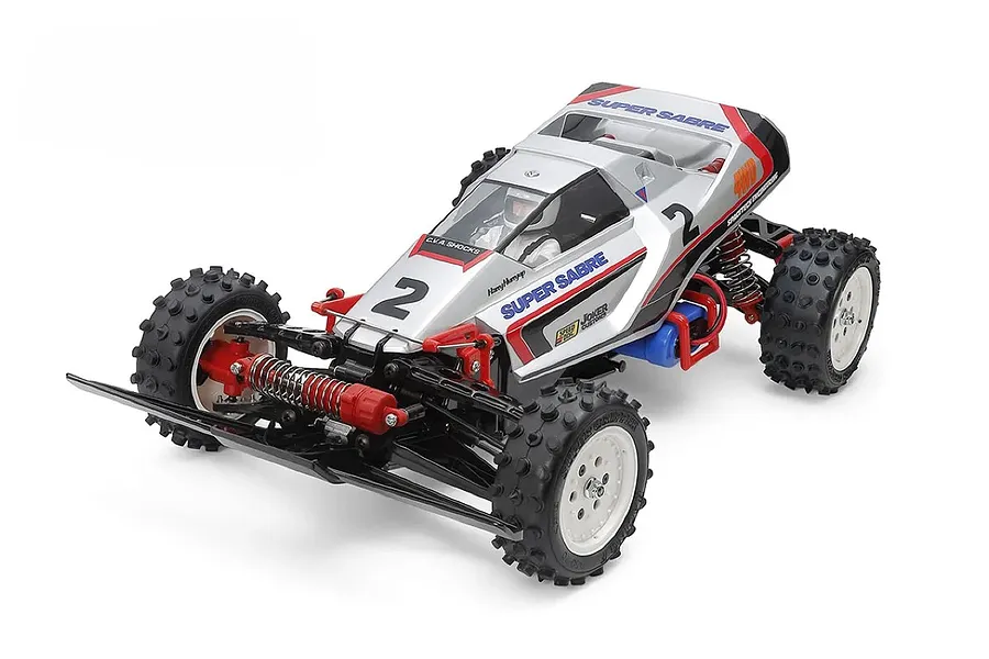 Tamiya Super Sabre RC Buggy Electric 4WD 1/10 Scale Kit - Silver image 111441