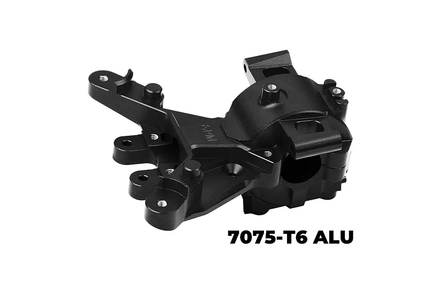 GPM Aluminium Front Upper and Lower Bulkhead - Black image 111551