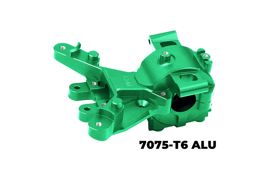 GPM Aluminium Front Upper and Lower Bulkhead - Green image 111553