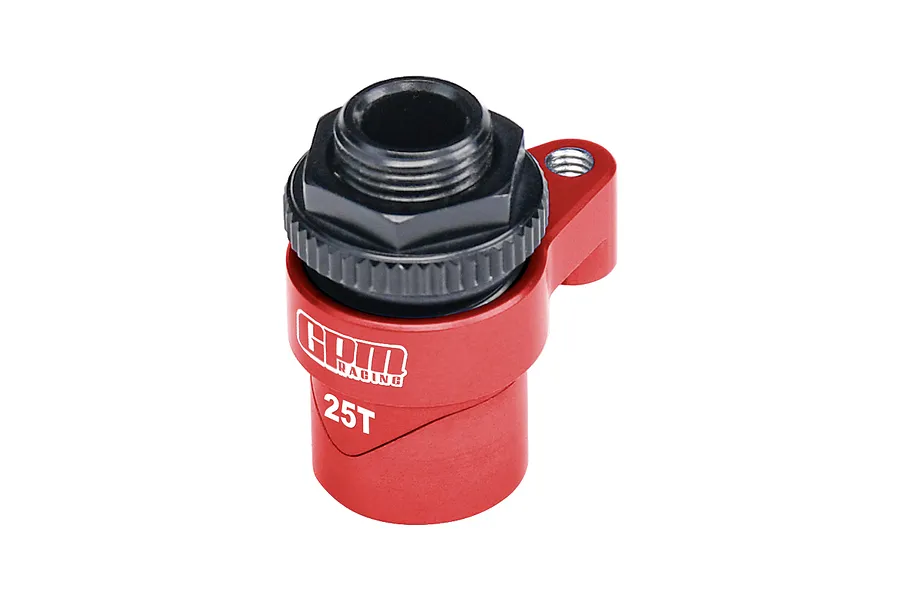 GPM Aluminium 25T Servo Horn with Servo Saver - Red image 111603