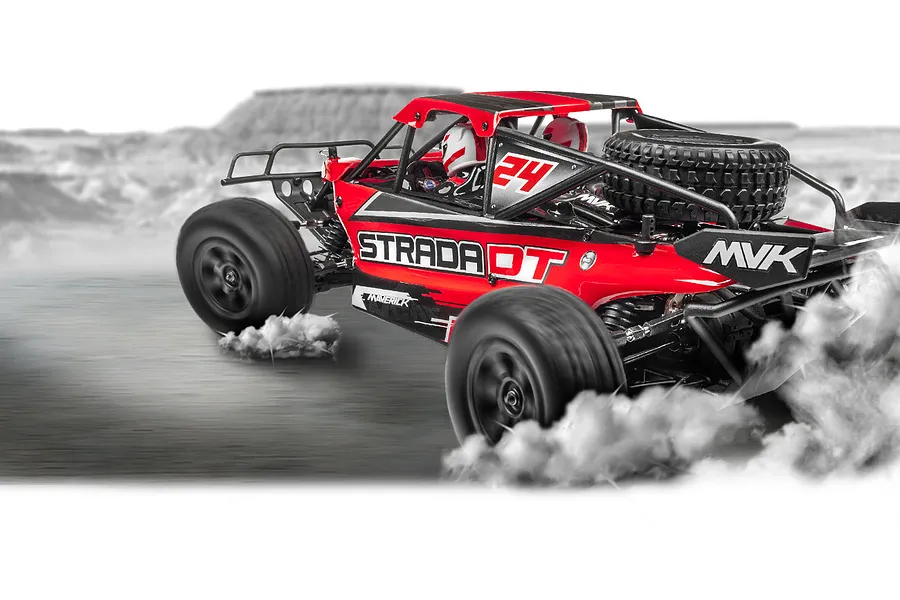 Maverick Strada DT RC Truggy Electric Brushless 4WD 1/10 Scale RTR - Red image 111637