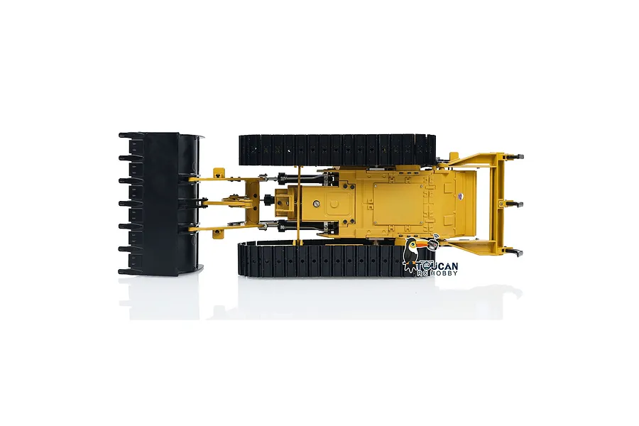 Kabolite K963 100 RC Front Loader Electric Tracked 1/16 Scale RTR with Lights - Yellow image 111718