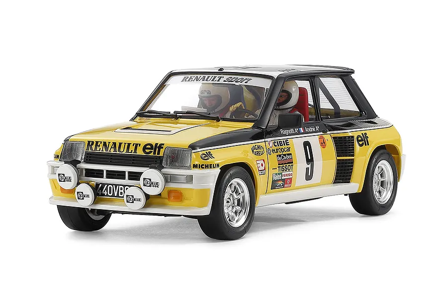 Tamiya 1/24 Renault 5 Turbo Rally Car Scaled Plastic Model Kit image 111780