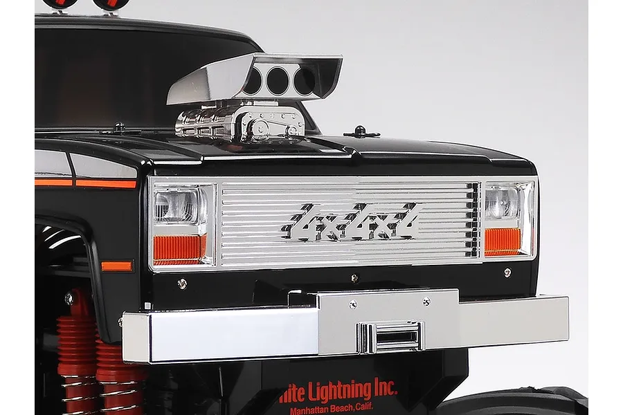 Tamiya Super Clod Buster 4WS RC Monster Truck Electric 4WD 1/10 Scale Kit (No ESC) - Black image 111853