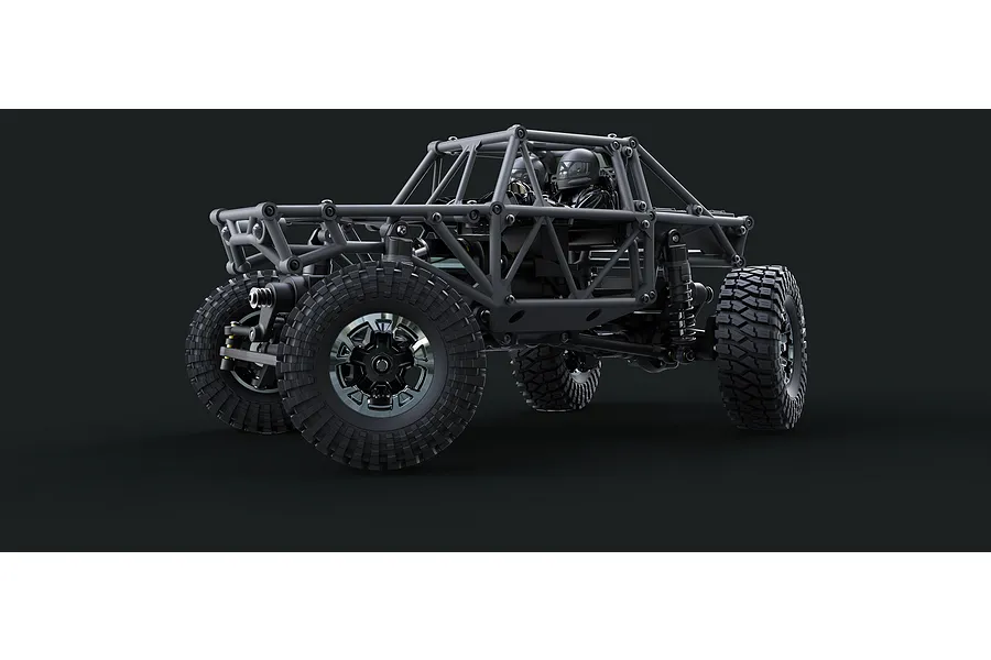 UDI UCX24 Snow Leopard RC Rock Crawler Electric Brushless 4WD 1/24 Scale RTR - Black image 111931