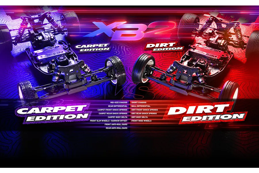 XRAY XB2C&amp;#039;25 RC Buggy Electric 2WD 1/10 Scale Kit - Carpet Edition image 111999