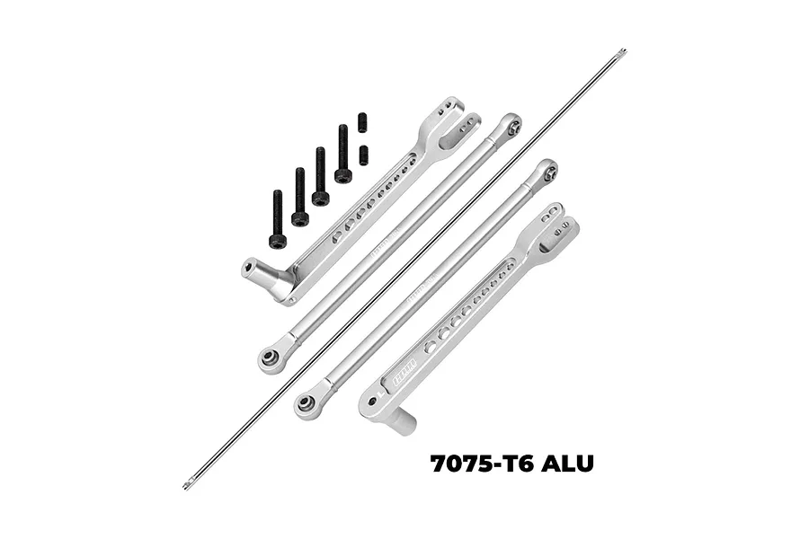 GPM Aluminium Rear Sway Bar &amp;amp; Brace - Silver image 112081