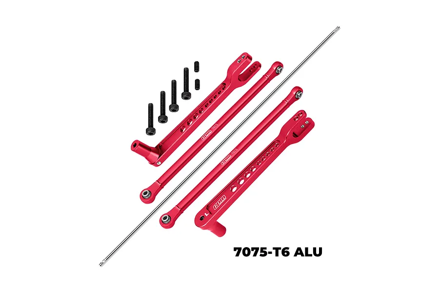 GPM Aluminium Rear Sway Bar &amp;amp; Brace - Red image 112082