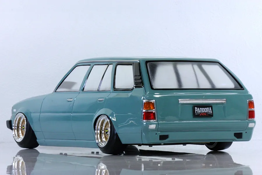 Pandora RC 1/10 Toyota Corolla Van KE70 Unpainted Body Shell image 11220