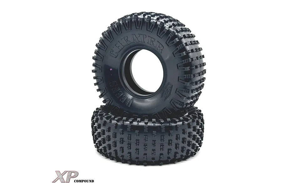 Reefs RC 1.9&amp;quot; Cheater Pink XP Compound (Super Soft) Crawler Tyres with Foam Inserts 2Pcs image 112198