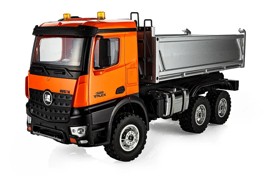 Huina 1598 RC Dump Truck Electric 4WD 1/14 Scale RTR - Orange image 112275
