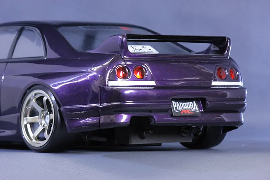 Pandora RC 1/10 Nissan Skyline R33 GT-R Unpainted Body Shell - Clear image 7