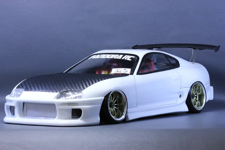 Pandora RC 1/10 Toyota Supra JZA80 Unpainted Body Shell image 11235