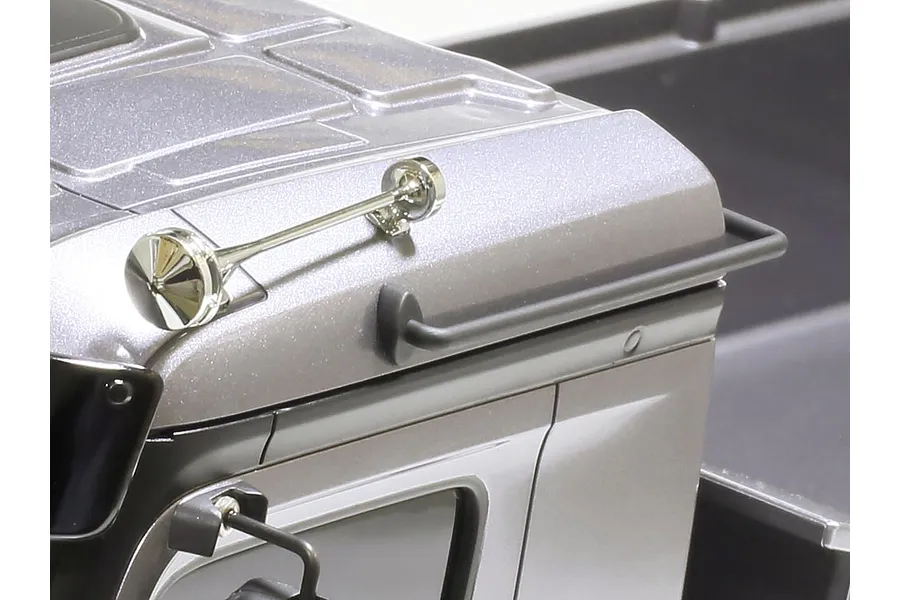 Tamiya Mercedes-Benz Arocs 3348 6X4 RC Tipper Truck Electric 4WD 1/14 Scale Kit - Red/Silver image 112455