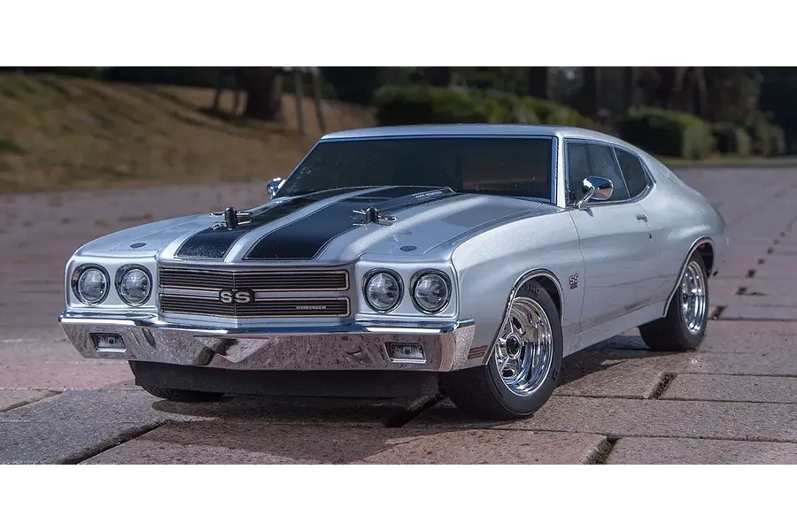 Kyosho Fazer Mk2 1970 Chevy Chevelle SS 454 LS6 RC Car Electric 4WD 1/10 Scale RTR - Cortez Silver image 112468