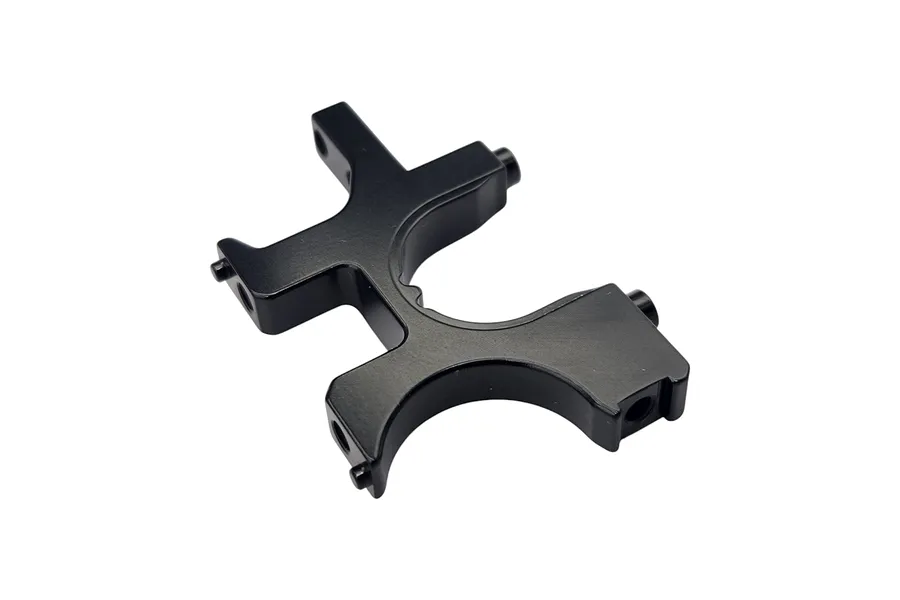 RC Maker Aluminium Front Left V2 Bulkhead 1Pc - Black image 112963